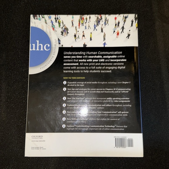 Understanding Human Communication Paperback Book 14th Edition (6mo access code) - Picture 2 of 4